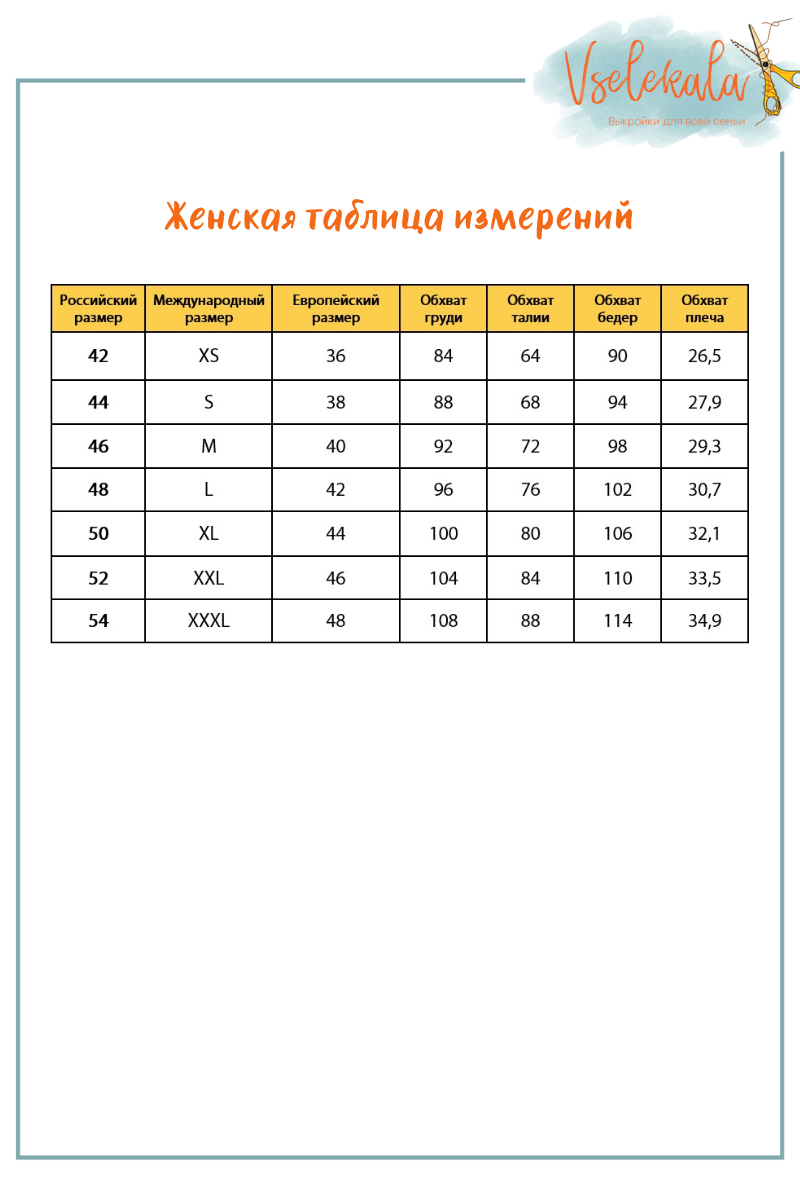 Выкройка женской туники Палермо с асимметричным низом - Все лекала